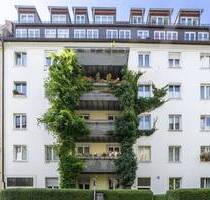 Bestes Neuhausen - idyllische 3-Zi-Whg mit Altbaufeeling, Wohnküche und großem Balkon zum Innenhof. - München Neuhausen-Nymphenburg
