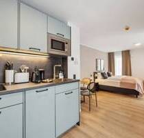 Komplett möblierte 1-Zimmer-Wohnung - Augsburg Am Schäfflerbach