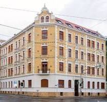 Jetzt aber! Gut vermietete 4 Zimmer ETW + Parkett + Lift + Wanne & Dusche + Balkon + Fußbodenheizung - Leipzig Möckern