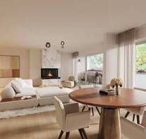 Großzügige Terrassenwohnung. Mit traumhaftem Blick ins Grüne. - München Bogenhausen