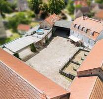 Traumhafter Vierseithof mit Pferdestall und Nebengelassen in idyllischer Lage im Naturpark Nuthe-Nieplitz - Fresdorf