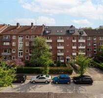 Gut geschnittene 2 Zimmerwohnung mit Balkon und Einbauküche in Hamm - Hamburg