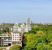 3-Zimmer-Wohnung in gepflegtem Hochhaus mit zwei Balkonen samt Blick auf den Dom! - Köln Zollstock