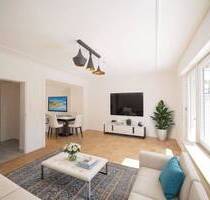 Reihenmittelhaus mit charmant angelegtem Garten, modernem Interieur und Garage - Frankfurt am Main