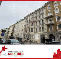 IMMOBILIEN SCHNEIDER - Lehel- traumhaft schöne 1 Zi-Wohnung mit Wohnküche und Holzdielenboden - München