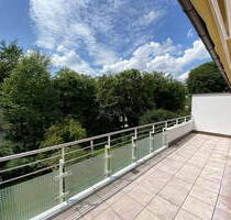 DACHTERRASSE, MENTERSCHWAIGE, ISARHOCHUFER, RUHE, SONNE + KAMIN von privat, provisionsfrei - München Harlaching