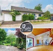 PHI AACHEN - Freistehendes Galeriehaus mit Sonnengrundstück und Garagen in Monschau-Imgenbroich!