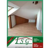 Sanierte 1-Raum Wohnung im DG - inkl. Einbauküche - IM GRÜNEN! - Altmittweida