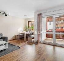 Charmante 2-Zimmer-Wohnung mit Süd-Loggia und Tiefgaragenstellplatz - Schongau