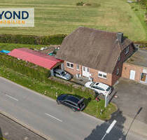 Attraktives Einfamilienhaus mit Gewerbefläche und unverbautem Blick im idyllischen Xanten-Vynen - Xanten / Vynen