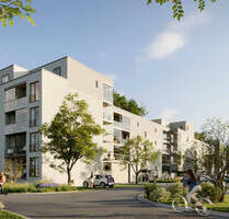 Stilvolle 2-Zimmer-Wohnung mit Loggia in exklusivem, energieeffizientem Wohnensemble! - Eching