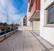 Tolle Neubauwohnung im Erstbezug, Terrasse, Balkon, 2 Bäder, Fußbodenheizung, etc. - Radeberg