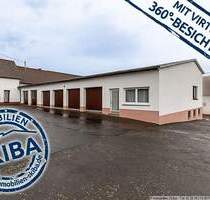 Gewerbehalle mit Garagen: Ehemalige Schreinerei mit viel Platz als Lager oder für den Motorsport - Baar-Freilingen