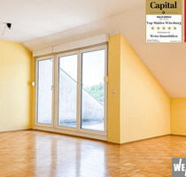 Dachgeschosswohnung mit 2 Duplexgaragen und Loggia nahe der Uni Klinik - Würzburg Versbach