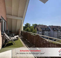 Urlaub auf Balkonien? 2-Zimmer-DG-Wohnung mit riesigem Sonnenbalkon zur Miete in Neunkirchen a. Sand!