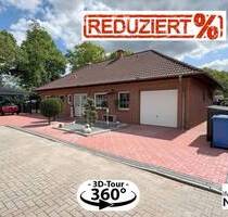 Wohnen auf einer Ebene ** traumhafter Garten ** Garage & Doppelcarport ** ruhige Sackgassenlage - Niederlangen-Siedlung