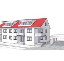 2 Zi.-EG-Wohnung -Neubau- in Mössingen; mit Terrasse und kl. Gartenanteil