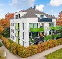 Wohnen im Grünen: Erdgeschosswohnung mit Südterrasse und Tiefgarage - Ludwigsburg / Pflugfelden