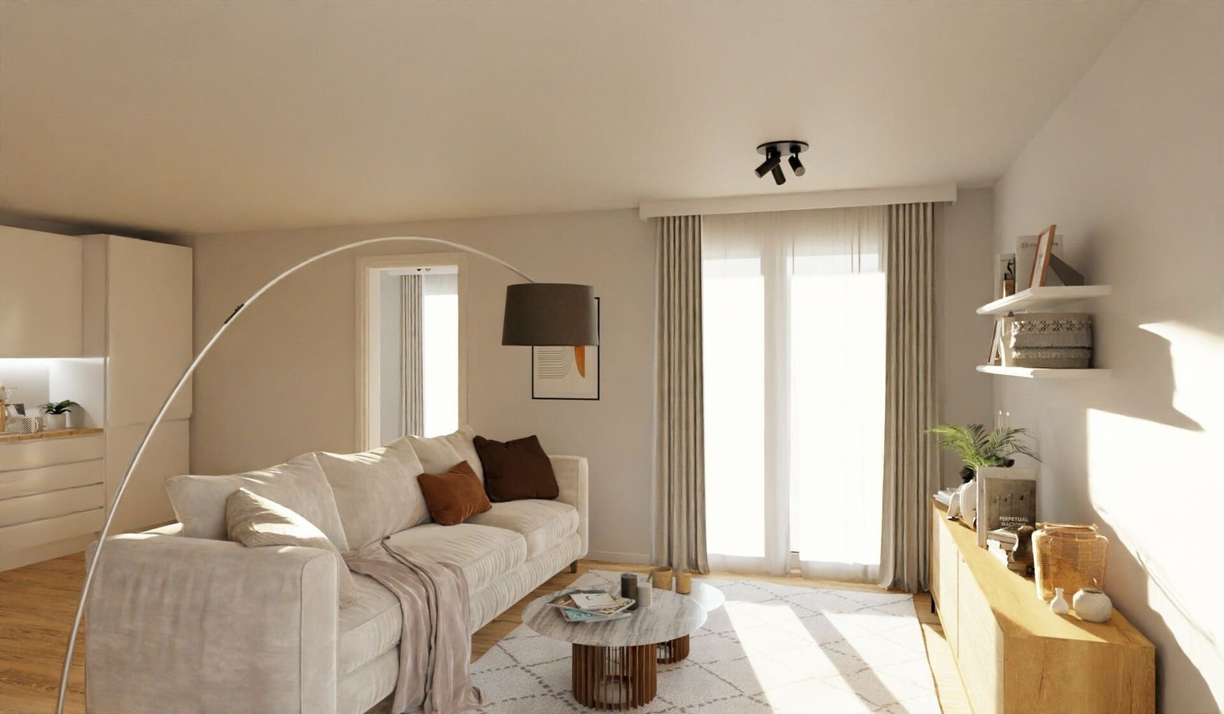 Komfortable Eigentumswohnung mit Platz für Familie und Arbeit - Bernau