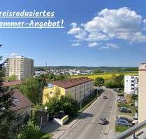 Herrlicher Weitblick ... sehr gepflegte 3 Zi.-Balkon-Wohnung mit Garage ! - Backnang