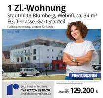 Single-Wohnung mit Terrasse in Blumberg – Klein aber fein!