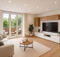 Komplett sanierte 3-Zimmerwohnung mit Balkon, Küche nach Wunsch & Stellplätzen - provisionsfrei! - Weitramsdorf