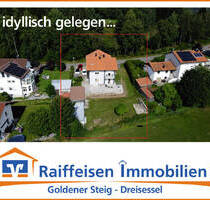 Solides Ein-Zweifamilienhaus in ruhiger, idyllischer Dorfrandlage - HaidmühleBischofsreut