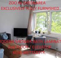 ZOO IN THE GREEN EXCLUSIVE FULLY FURNISHED MODERN SHOWER BATH 2ND FLOORELEVATOR KÜHLWETTERSTREET - Düsseldorf Düsseltal