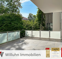 Eigener Gartenanteil und einer ca. 28 m² Terrasse im Neubau *Provisionsfrei für den Käufer - Leipzig Gohlis-Süd