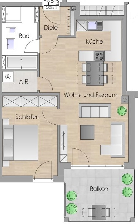 Moderne Neubau Eigentumswohnungen in Altdorf b. Nürnberg