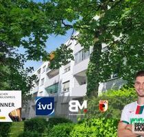 2-Zimmer-Wohnung mit Westloggia, ruhige Lage, beste Verkehrsanbindung, Uni-Nähe, WG-geeignet - Augsburg