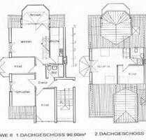Helle 90qm Maisonette Wohnung mit Fussbodenheizung Dachterrasse - Dortmund Hombruch