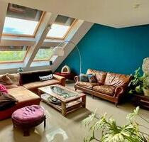 Lichtdurchflutete 4,5 Zi. Maisonette-Wohnung mit Dachloggia - Lorsch