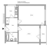 Modernisierte 2 Zimmerwohnung in Rödelheim - Frankfurt am Main