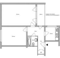 Sanierte 2 Zimmerwohnung mit Balkon - Frankfurt am Main Rödelheim