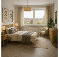 Moderne 3-Raum-Wohnung mit Balkon und EBK in zentraler Lage, LJ2 - Oebisfelde-Weferlingen