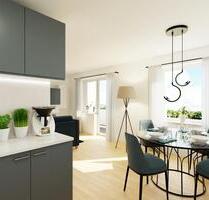 Balkon Dusche & Bad Modern - 367,00 EUR Kaltmiete, in Chemnitz (PLZ: 09130) Hilbersdorf