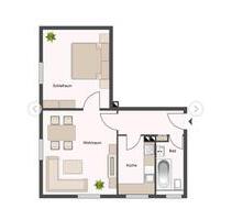 Zwei Zimmer Wohnung in der Innenstadt - Darmstadt