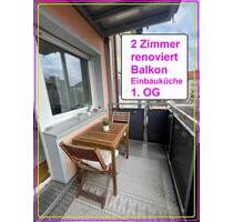 Vermietung: 2 Zi-W Nbg Leibnizstraße, ca. 57 m², 1.OG, EBK, Balk - Nürnberg Gibitzenhof