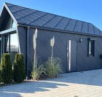 „Tiny Hilde“ Ferienhaus am See Urlaub Kurzurlaub Winterurlaub Sauna Angeln Surfen - Delitzsch