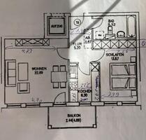 Mietwohnung - 795,00 EUR Kaltmiete, ca.  58,00 m² in Dresden (PLZ: 01279) Blasewitz