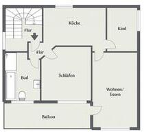 3 Zimmer Wohnung in Boppard - 800,00 EUR Kaltmiete, ca.  70,00 m² in Boppard (PLZ: 56154)