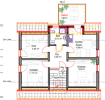 3-Zimmer Wohnung Cadolzburg - 700,00 EUR Kaltmiete, in Cadolzburg (PLZ: 90556)