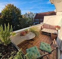 leise helle zentrale Wohnung möbliert zwei Zimmer Balkon Barmbek - Hamburg Barmbek-Nord