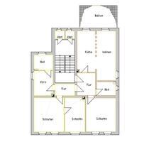 große 4-Zimmerwohnung mit zwei Badezimmer & Balkon - Hartmannsdorf