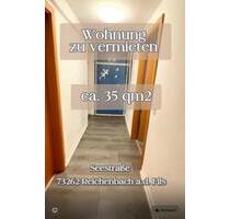 Möblierte 1-Zimmer-Wohnung in Reichenbach, WM inkl. Strom + Inter - Reichenbach an der Fils