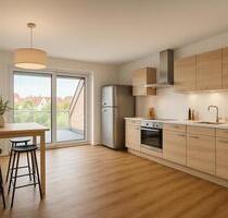 Über den Dächern von Haselünne! Traumhafte Neubau-Maisonette-Wohnung mit Dachterrasse