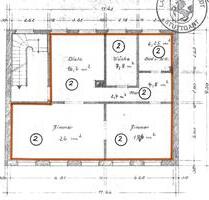 Schöne, helle 2,5-Zimmer-Wohnung mit Kaminofen in 70190 Stuttgart