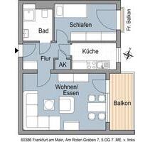 1,5 Zimmerwohnung in Fechenheim - Frankfurt am Main