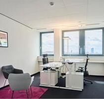 Büro im stilvollen Office Center mit Skylineblick, risikofrei, monatlich kündbar - Frankfurt am Main Ostend